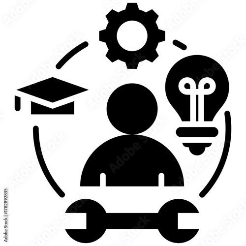 Skill Development Icon