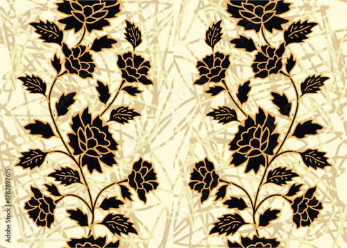 Indonesian batik motif, Batik is a technique of wax-resist dyeing applied to whole cloth, or cloth made using this technique originated from Indonesia