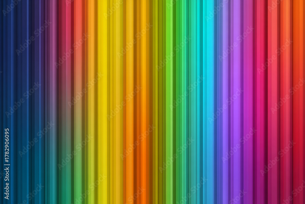 Obraz premium Vibrant abstract rainbow colored gradient background with vertical lines creating dynamic and colorful visual effect