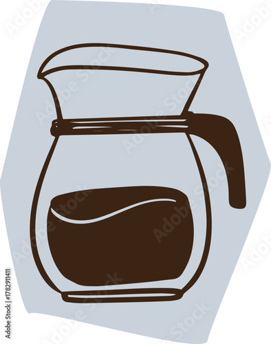 Big Glass Coffee Jar Mug