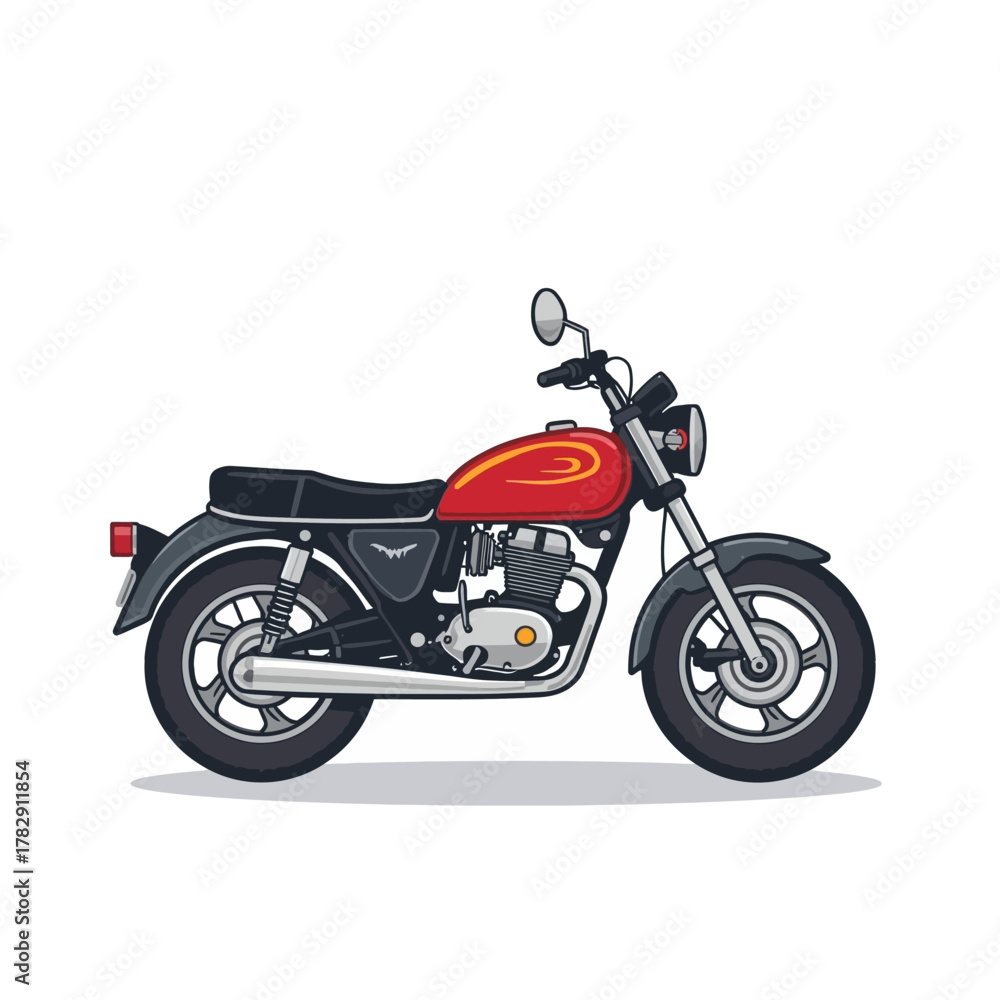 Obraz premium Cute Motorcycle Design Very Cool