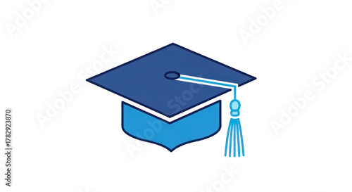 Wallpaper Mural Academic cap icon education and graduation symbol on transparent background Torontodigital.ca