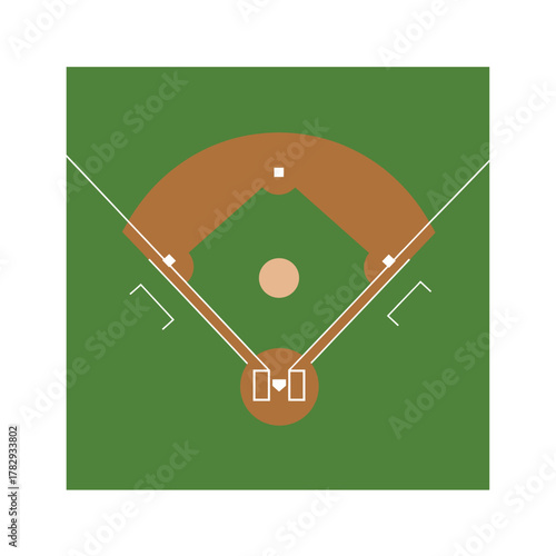 Baseball Field Diamond Layout