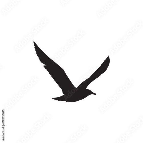 AMERICAN SEAWEATER SILHOUETTE FLYING VECTOR DESIGN