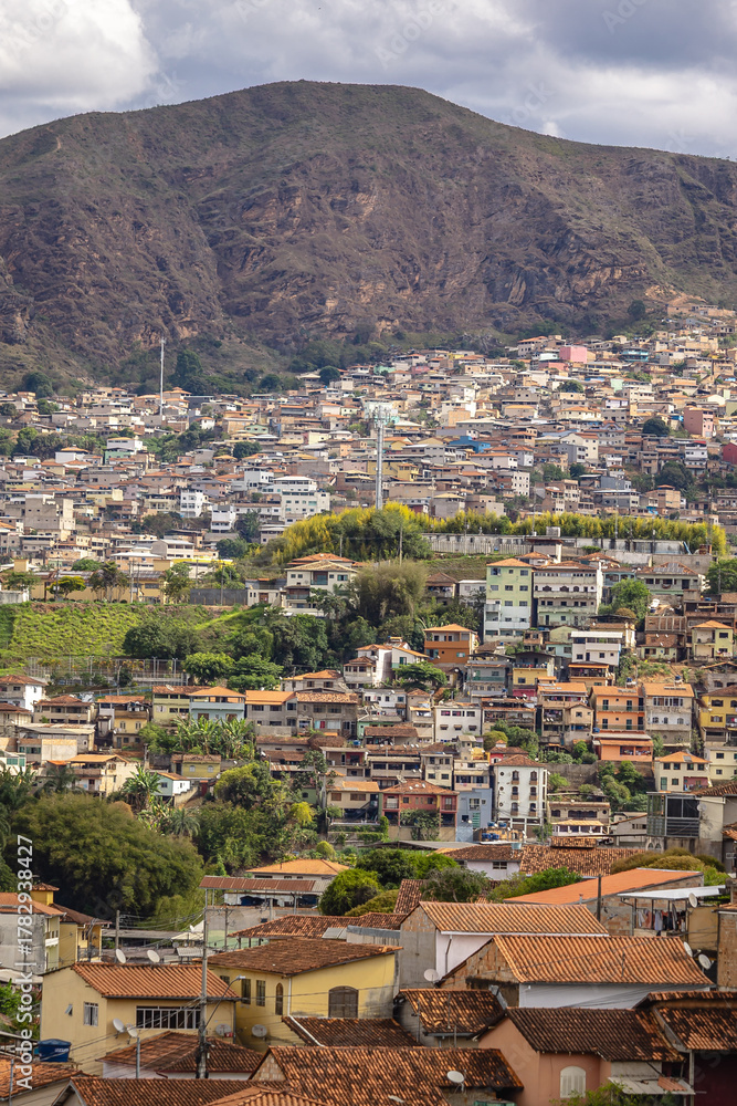 Obraz premium mirante na cidade de Mariana, Estado de Minas Gerais, região da Estrada Real