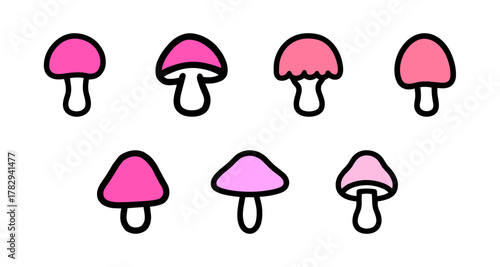 cute Mushroom Forest Pack (Set 2)