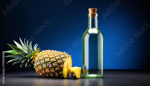 bottle of pineapple juice