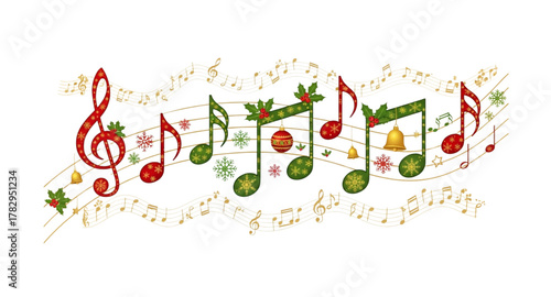 Music notes on Christmas day 