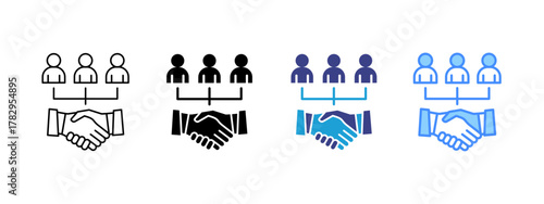 Customer Loyalty  icon set multiple style collection