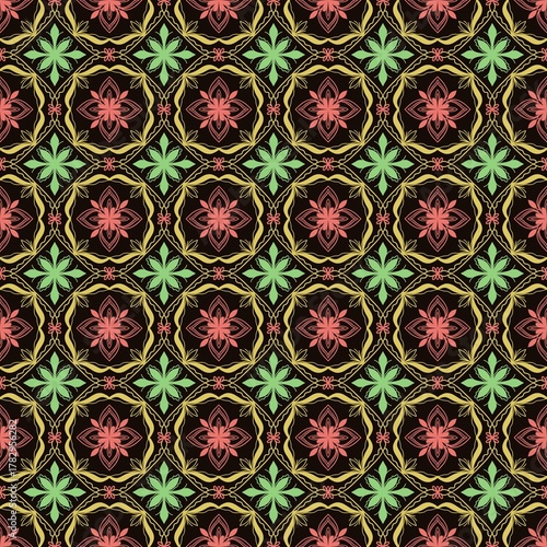 Seamless pattern floral design for wallpaper background and decoration’s 