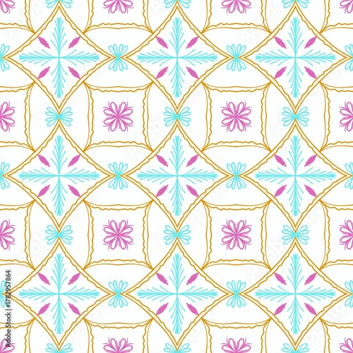Seamless pattern floral design for wallpaper background and decoration’s 