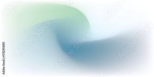 Soft Gradient Swirl of Light Blue and Green Hues.