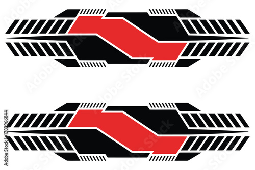 Racing stripe and car sticker vector bundle for vehicle body wraps, sporty auto modification graphics, custom tuning decals, high-speed design templates for motorsport-inspired styling