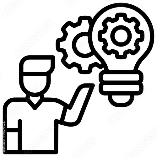 Project Management  Icon Element For Design