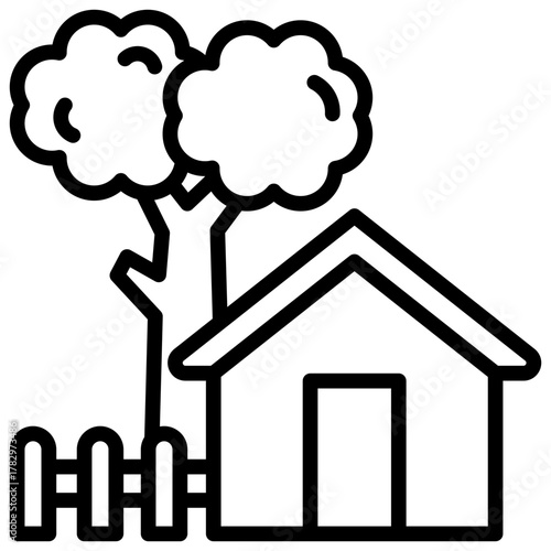 Rural  Icon Element For Design