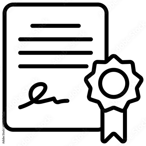 License  Icon Element For Design