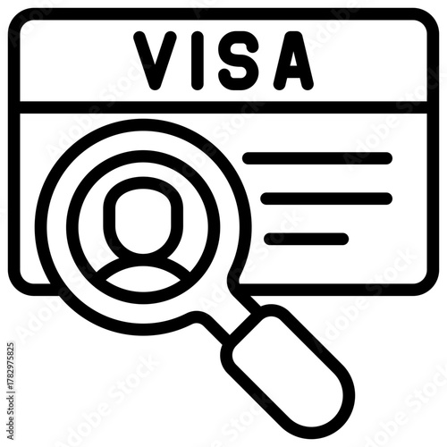 Identification  Icon Element For Design