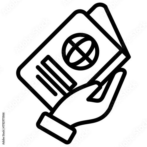 Citizenship  Icon Element For Design