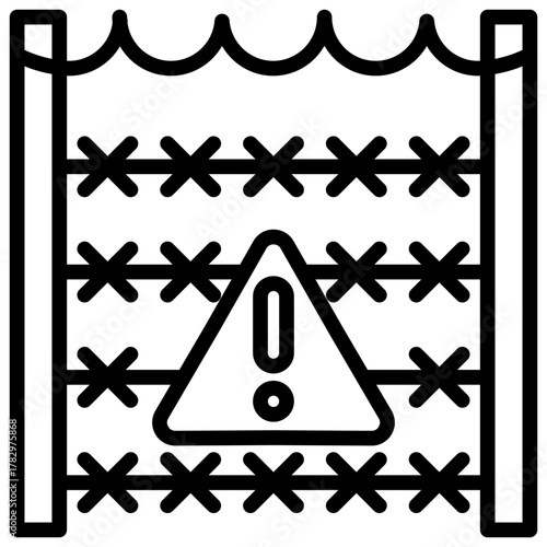 Border  Icon Element For Design