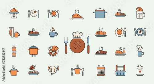 A cheerful, vibrant, and fun vector graphic illustration of a happy cartoon bumblebee collecting honey