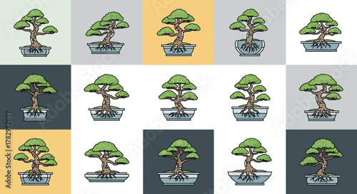 A cheerful, vibrant, and fun vector graphic illustration of a happy cartoon bumblebee collecting honey