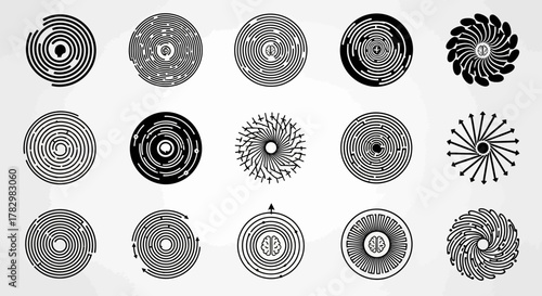 A cheerful, vibrant, and fun vector graphic illustration of a happy cartoon bumblebee collecting honey