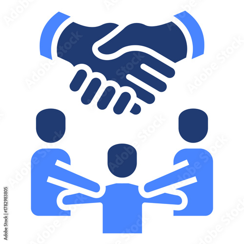 Community  Icon Element For Design