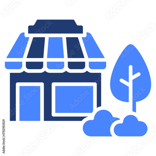 Neighborhood  Icon Element For Design