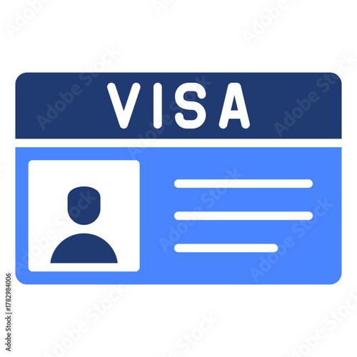 Visa  Icon Element For Design