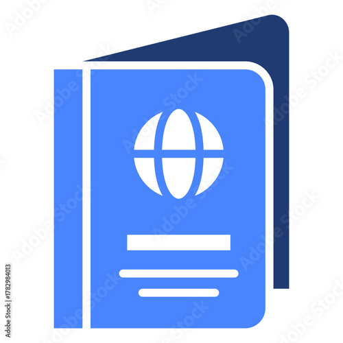Passport  Icon Element For Design