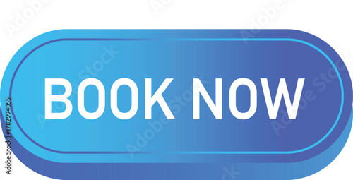 A blue gradient button with the text "BOOK NOW" in white.