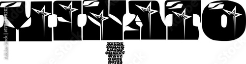 This font can be used for modern graphic design