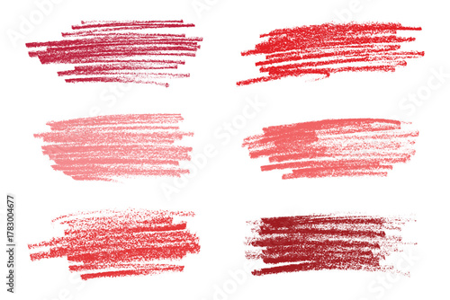 Set of brush paint stroke texture swatch Hand painted background Ink scribble dab clipart Paint smudge for tags and stamps design
