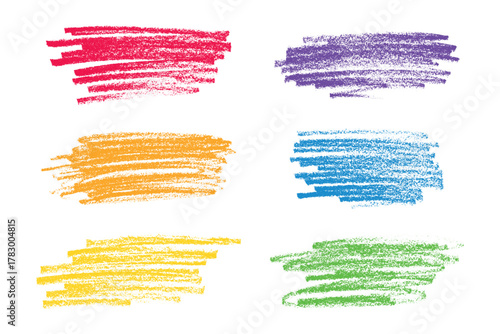 Set of brush paint stroke texture swatch Hand painted background Ink scribble dab clipart Paint smudge for tags and stamps design