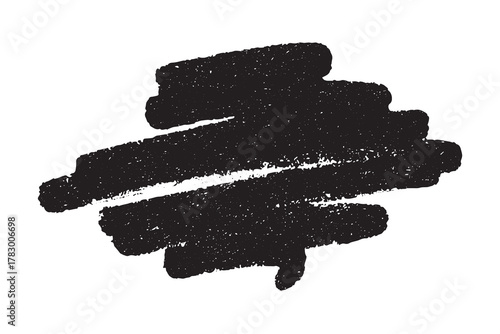 Brush paint stroke texture swatch Hand painted background Ink scribble dab clipart Paint smudge for tags and stamps design