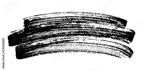 Brush paint stroke texture swatch Hand painted background Ink scribble dab clipart Paint smudge for tags and stamps design