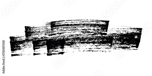 Brush paint stroke texture swatch Hand painted background Ink scribble dab clipart Paint smudge for tags and stamps design