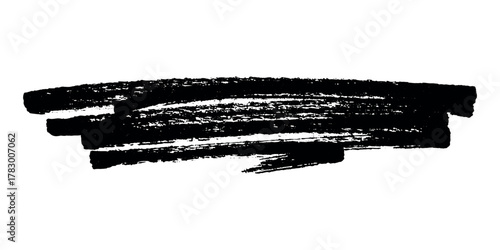 Brush paint stroke texture swatch Hand painted background Ink scribble dab clipart Paint smudge for tags and stamps design