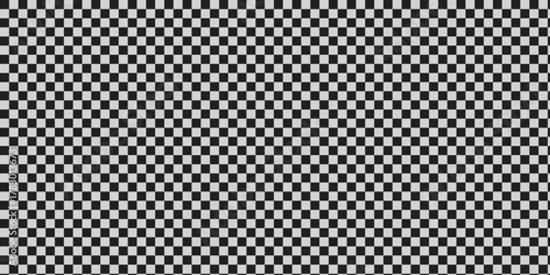 Black and white checkerboard pattern background. Classic checkered race flag car finish line or start line. Flat vector illustration isolated on white background.
