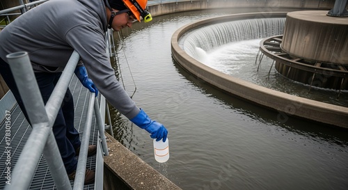 Effluent Sampling and Water Quality Testing at Wastewater Treatment Facility
