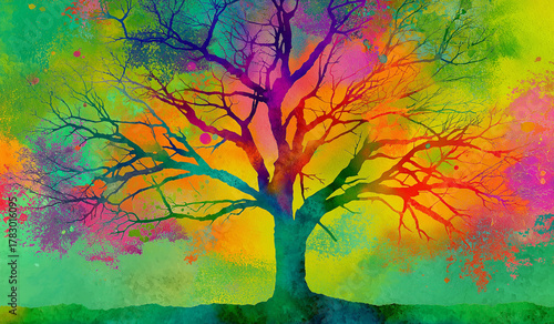 Breathtaking underwater coral reef meets the sky, turquoise clear ocean water, vibrant marine life, scenic seascape, tropical vacation, aquatic nature