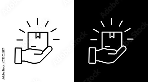 Offer  White Icon Set Design