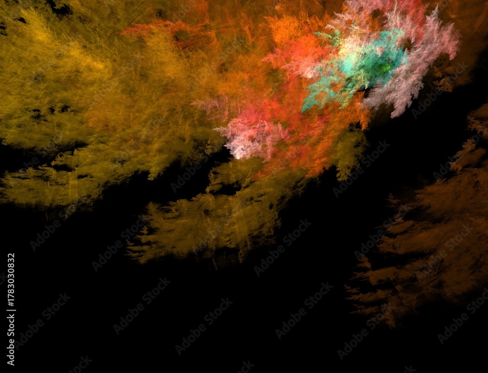Obraz premium Imaginatory fractal abstract background Image