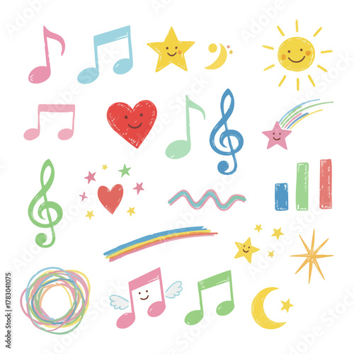 Cute Music Symbol Set