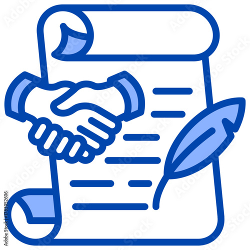 Policy Icon Element For Design