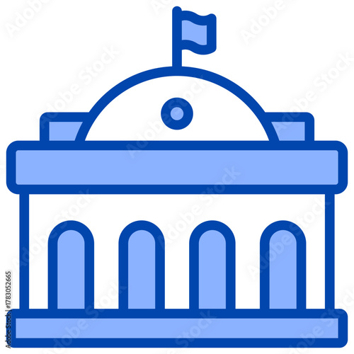 Government Icon Element For Design