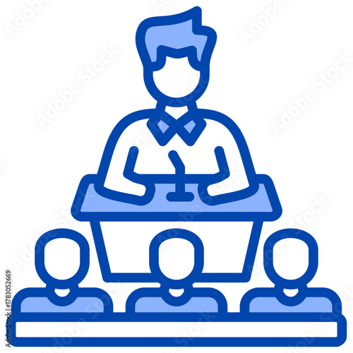 Congress Icon Element For Design