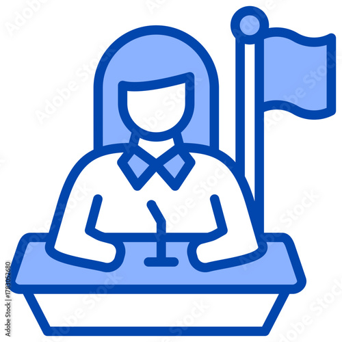 Minister Icon Element For Design