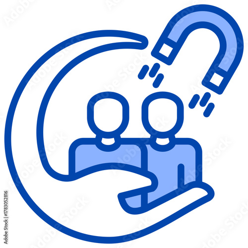 Customer Engagement Icon Element For Design