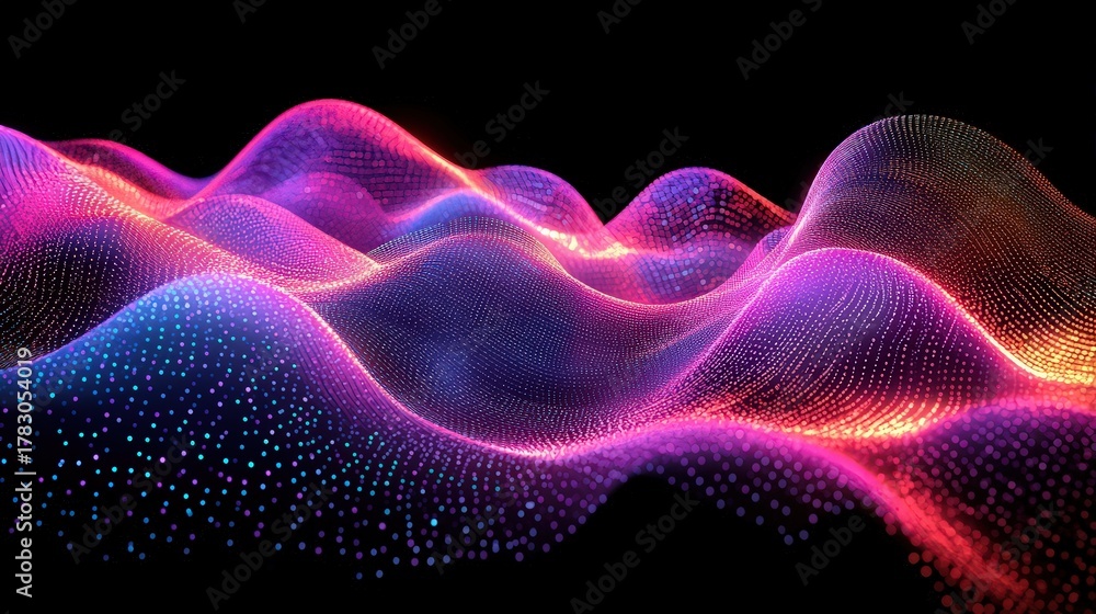 Obraz premium abstract colorful wave background